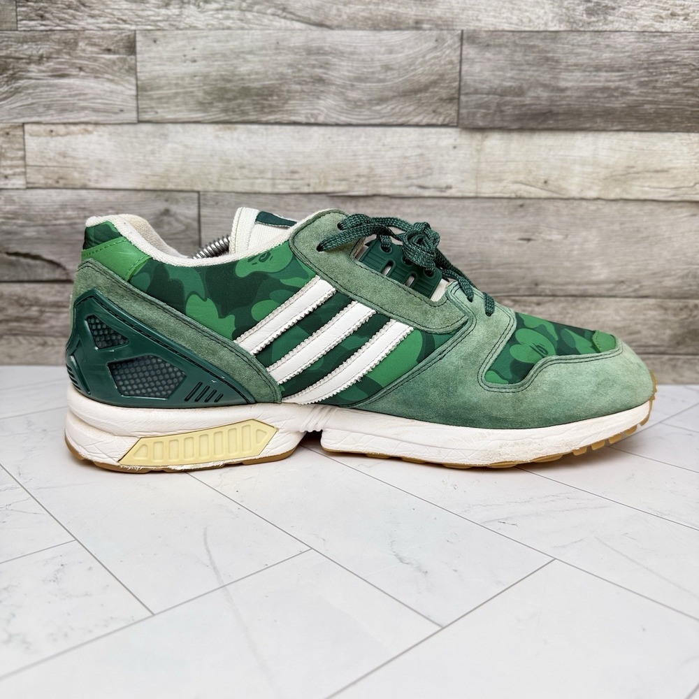 BAPE x Undefeated x Adidas ZX 8000 - Men's Size 11 - FY8851 - Picture 5 of 12
